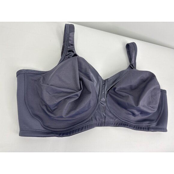 Playtex Full Figure 18 Hour Sleek & Smooth Wireless Bra 4803 Gray 44DDD NWOT - Picture 4 of 6